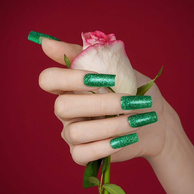 Green Glitter - UVNAILZ